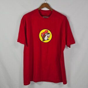 Buc-ee’s‎ 2XL Red Logo Graphic T-Shirt Texas Souvenir Beaver Gas Station Tee